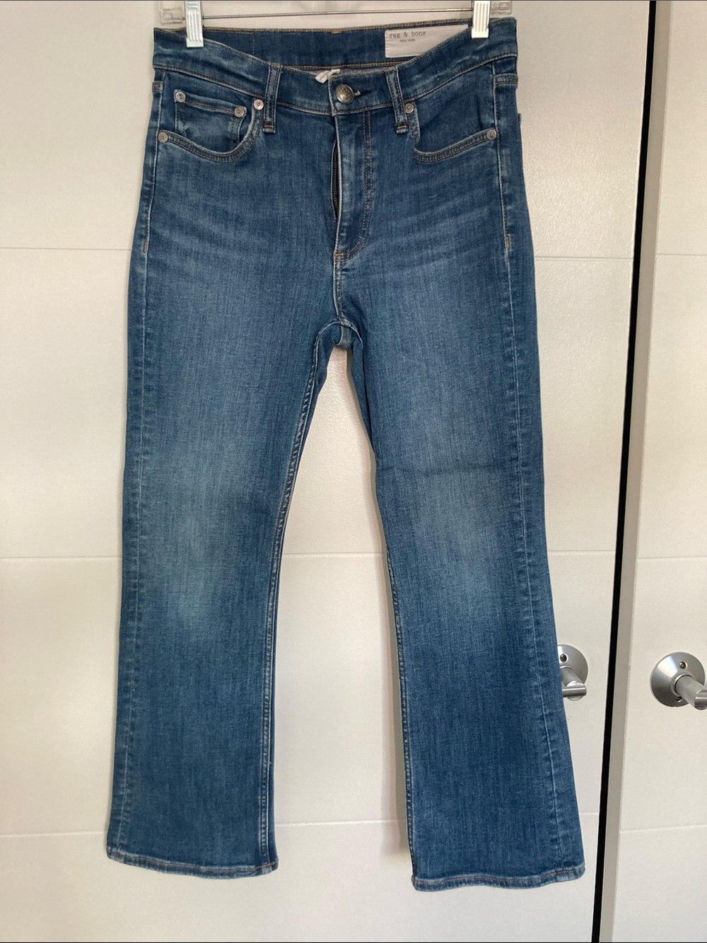 Rag & bone Peyton mid rise ankle boot cut jean
